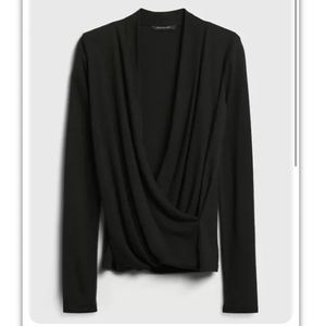 BANANA REPUBLIC NWT Tencel Wrap Top Size:XS #744978
